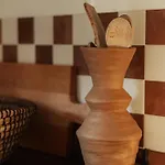 Boshuisje Met Kachel 