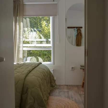 Boshuisje Met Kachel 