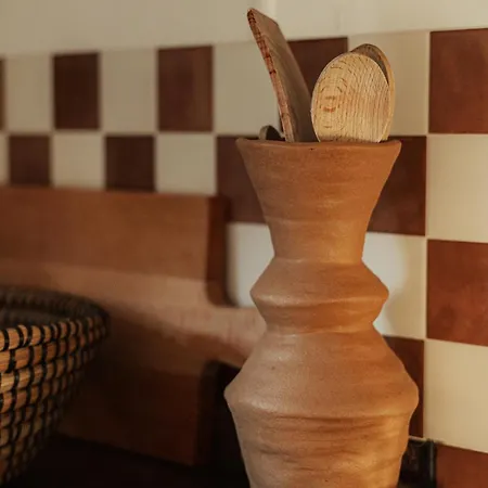 Boshuisje Met Kachel 