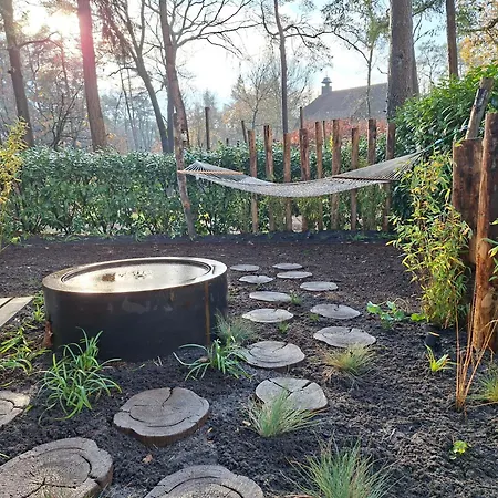 Boshuisje Met Kachel 