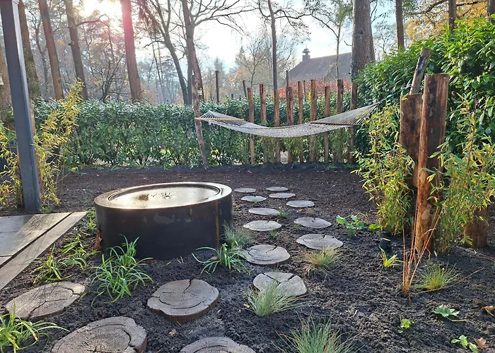 Boshuisje Met Kachel 